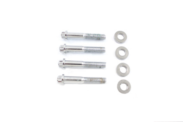 V-Twin - 23-1726 - Mount Bolt Kit for Brake Caliper Chrome