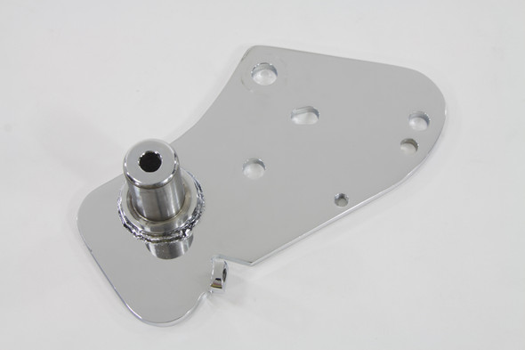 V-Twin - 23-1744 - Brake Pedal Mount Plate Chrome