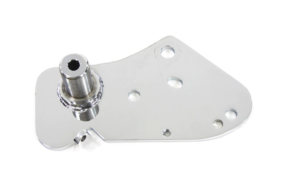 V-Twin - 23-1744 - Brake Pedal Mount Plate Chrome
