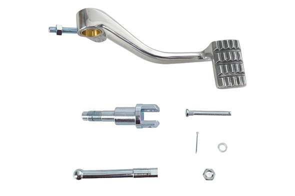 V-Twin - 23-1879 - Brake Pedal Kit Polished - Fits 1980-2003 Harley-Davidson XL