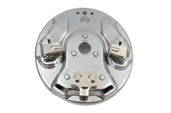 V-Twin - 23-3022 - Rear Hydraulic Brake Backing Plate Chrome