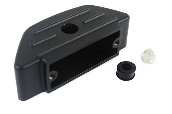 V-Twin - 23-3049 - Rear Brake Master Cylinder Reservoir Black - Fits 1999-2000 Harley-Davidson FXR, 1986-1994 FLHT, 1985-1994 FXR, 1986-1994 FLHR, FLT, 1986-1999 FXST