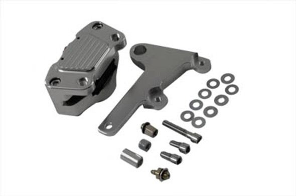 V-Twin - 23-4503 - Anodized Front 2 Piston Caliper with Bracket