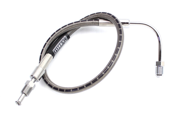 V-Twin - 23-8908 - Stainless Steel 19 inch Front Brake Hose