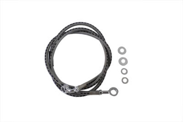 V-Twin - 23-8948 - Stainless Steel 54 inch Front Brake Hose
