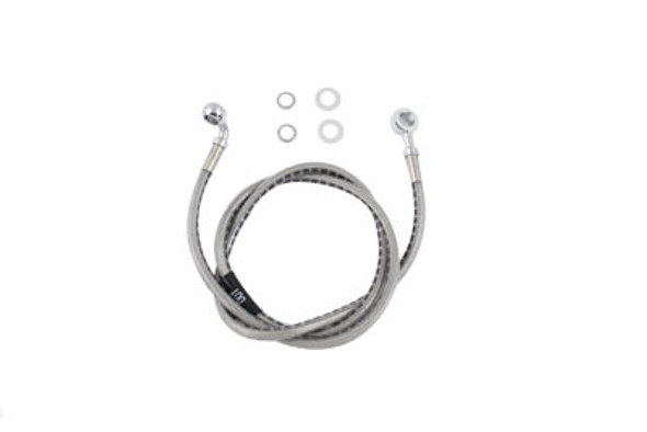 V-Twin - 23-8983 - Stainless Steel Front Brake Hose 43 inch
