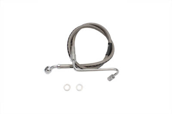 V-Twin - 23-8986 - Stainless Steel Upper Brake Hose 29 inch