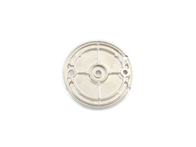 V-Twin - 23-9015 - Rear Mechanical Brake Backing Plate Chrome - Fits 1975-1978 Harley-Davidson XL