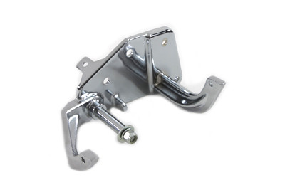 V-Twin - 23-9246 - Brake Pedal Mount Plate Chrome - Fits 1986-1999 Harley-Davidson FLST