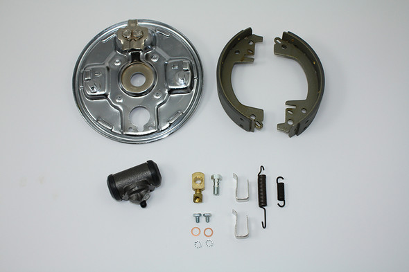 V-Twin - 23-9247 - Rear Hydraulic Brake Backing Plate Kit Chrome