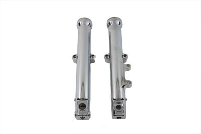 V-Twin - 24-0037 - 39mm Fork Sliders Polished - Fits 2000-2003 Harley-Davidson FXD (Single Disc), 2000-2007 XL (Single Disc), 2001-2003 FXDL (Single Disc)