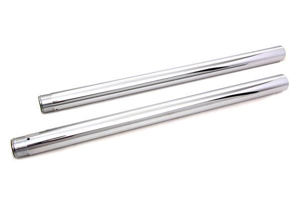 V-Twin - 24-0055 - Chrome Fork Tube Set 2 inch Over Stock