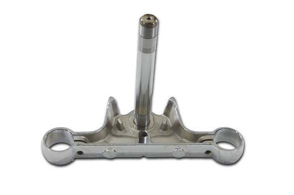 V-Twin - 24-0064 - Chrome Lower Triple Tree without Lock Tab