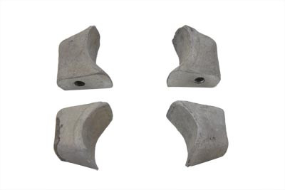 V-Twin - 24-0152 - Cast Alloy Fork Slider Fender Mount Tabs - Fits 1949-1984 Harley-Davidson FLH