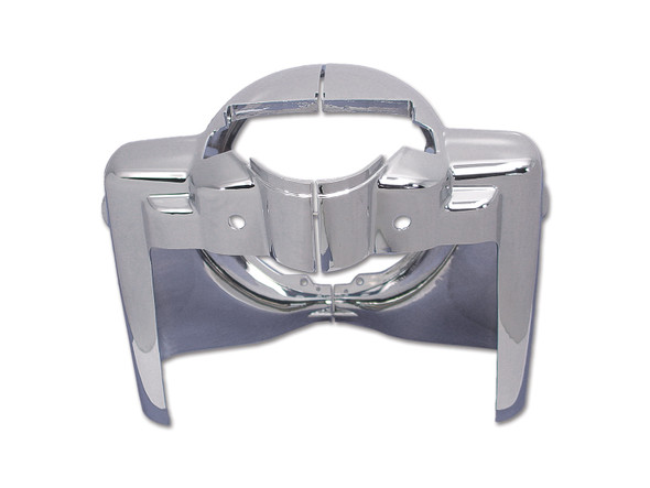 V-Twin - 24-0267 - Chrome Headlamp Cowl Set - Fits 1986-2013 Harley-Davidson FLHR