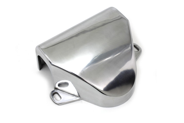 V-Twin - 24-0281 - Handlebar Clamp Polished Cowl Cover - Fits 1960-1979 Harley-Davidson FL