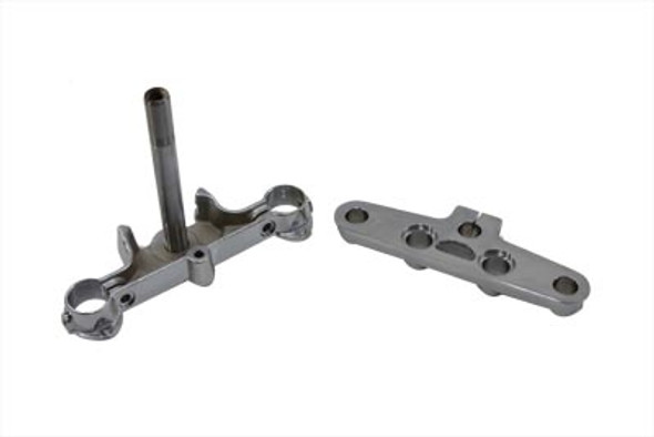 V-Twin - 24-0341 - Chrome Triple Tree Set