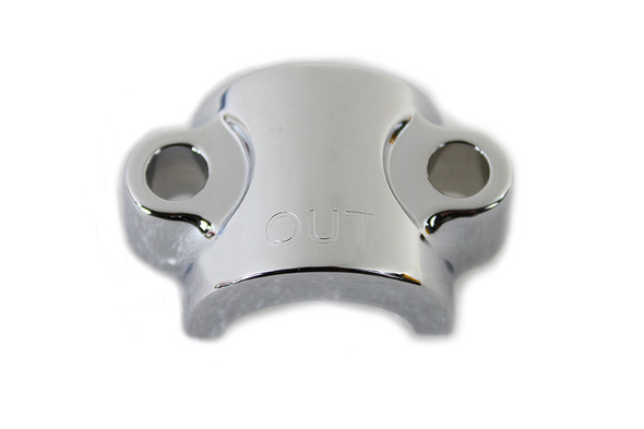 V-Twin - 24-0385 - Chrome Fork Slider Axle Cap