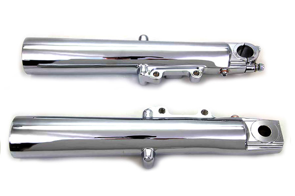V-Twin - 24-0396 - Chrome 41mm Lower Fork Slider Set