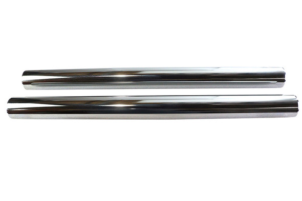 V-Twin - 24-0400 - Chrome 41mm Fork Tube Set 20 inch Total Length - Fits 1949-1976 Harley-Davidson FL