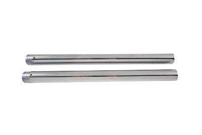 V-Twin - 24-0411 - Chrome Fork Tube Set 20-7/8 inch Total Length - Fits 1985-1986 Harley-Davidson FXWG (41mm), 1984-1999 FXST, 1993-1999 FXDWG, 1986-1999 FLST, 1984-1996 FLT, FLHT, 1984-1999 FXSTC, 1986-1999 FLSTN, FLSTF