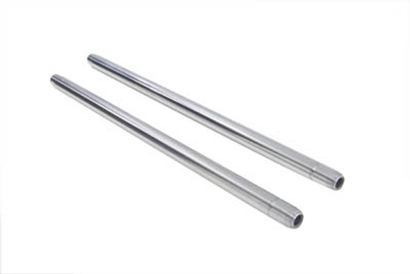V-Twin - 24-0435 - Chrome 35mm Fork Tube Set 25-1/4 inch Total Length