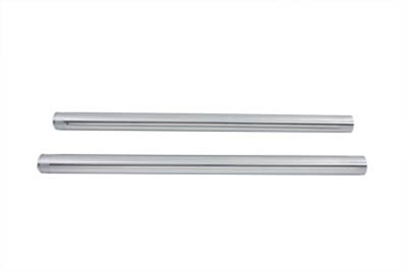 V-Twin - 24-0437 - Chrome 39mm Fork Tube Set 23-3/8 inch Total Length