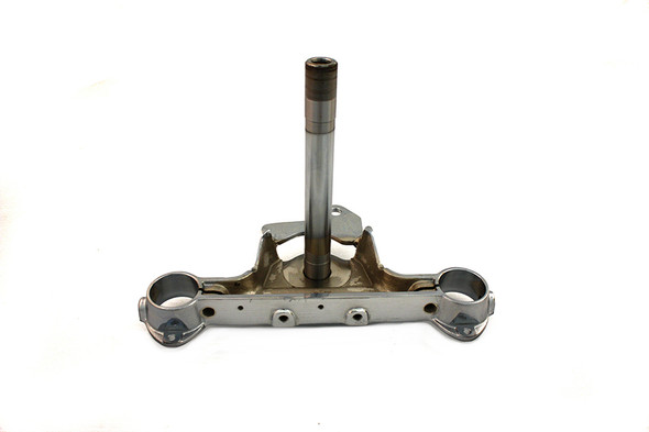 V-Twin - 24-0444 - Lower Chrome Triple Tree with Lock - Fits 1949-1984 Harley-Davidson FLH