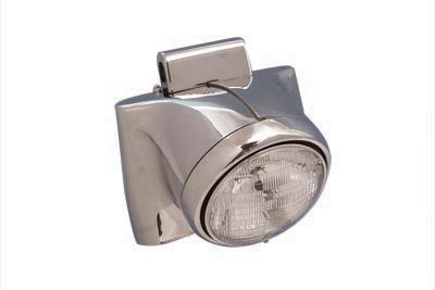 V-Twin - 24-0500 - 7 inch Headlamp Cowl Kit Chrome - Fits 1960-1984 Harley-Davidson FL