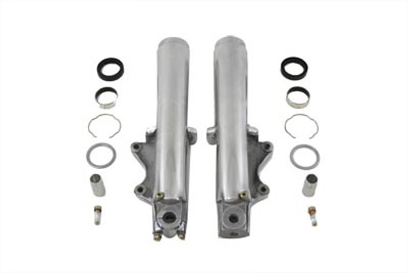 V-Twin - 24-0593 - Polished 41mm Fork Slider Set
