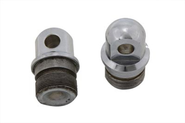 V-Twin - 24-0828 - Zinc Fork Tube Plug Set