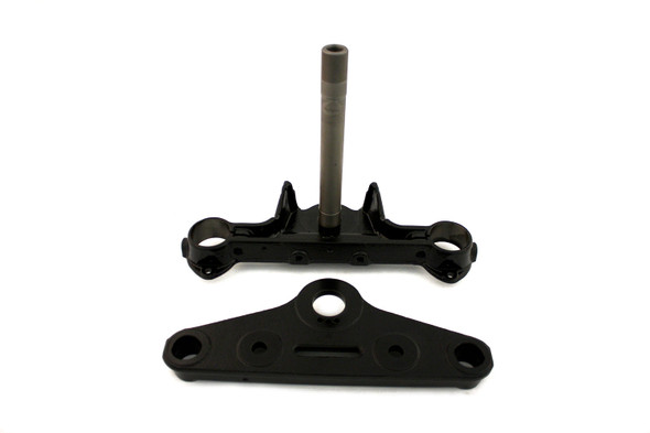 V-Twin - 24-0829 - Triple Tree Set Black - Fits 1949-1959 Harley-Davidson FL