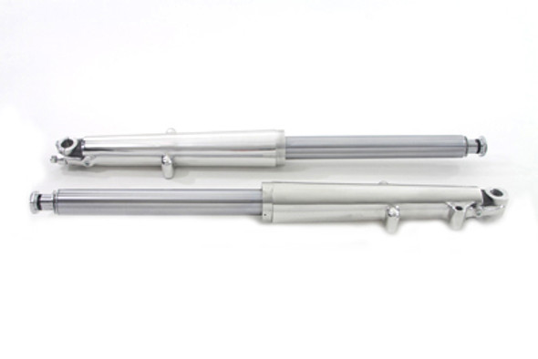 V-Twin - 24-0845 - 41mm Fork Slider Assembly with Polished Sliders