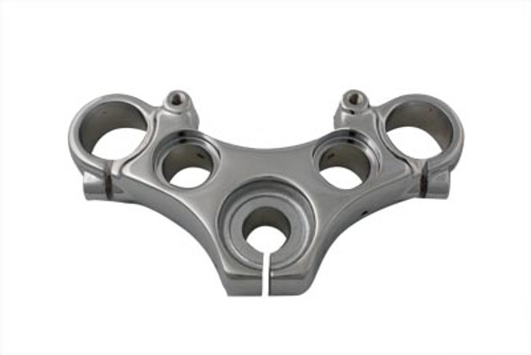 V-Twin - 24-0865 - Replica Top Triple Tree Chrome