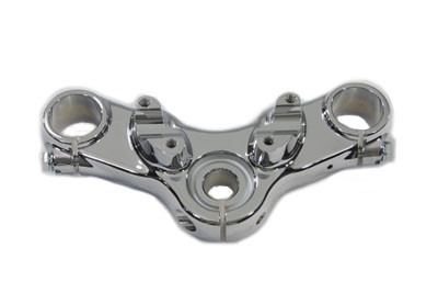 V-Twin - 24-1034 - Top Triple Tree Chrome - Fits 2011-2015 Harley-Davidson XL (1200X Model "Forty-Eight")