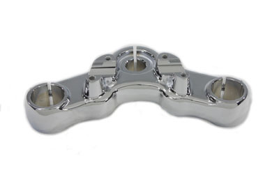 V-Twin - 24-1034 - Top Triple Tree Chrome - Fits 2011-2015 Harley-Davidson XL (1200X Model "Forty-Eight")