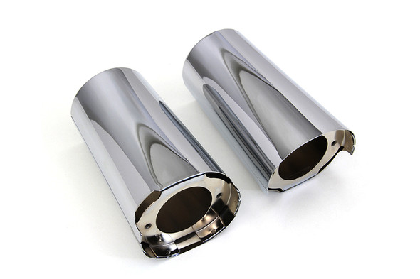 V-Twin - 24-1047 - Chrome Fork Slider Cover Set