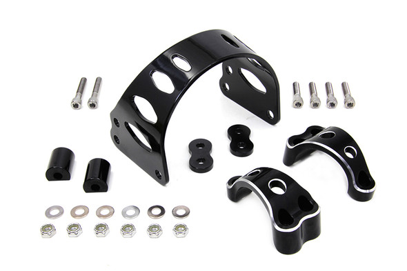 V-Twin - 24-1076 - 49mm Black Tomahawk Front Fork Brace