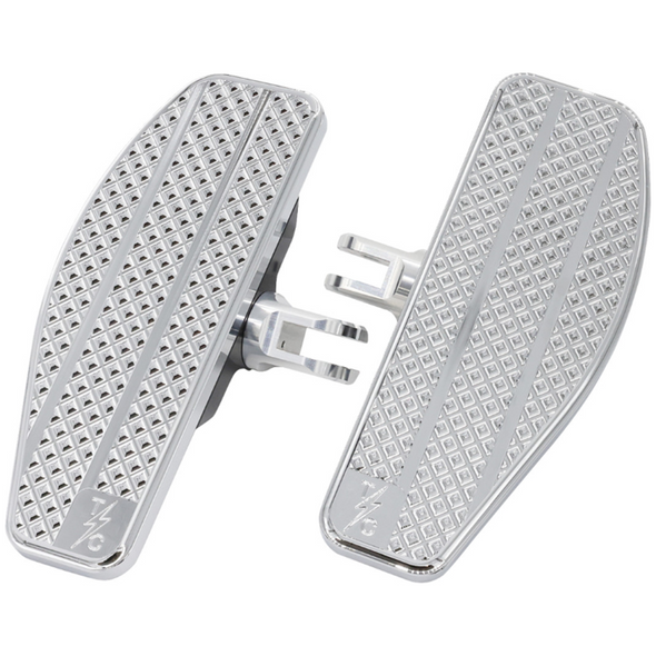 Thrashin Supply - Mini Driver Floorboards W/ M-Eight Softail Driver Footpeg Mounts