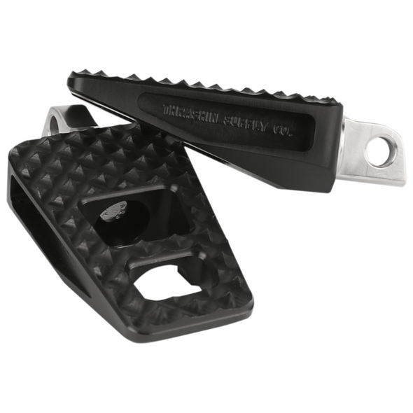 Thrashin Supply - P-54 Extra Grip Front/Rear Footpegs (Black Anodized)