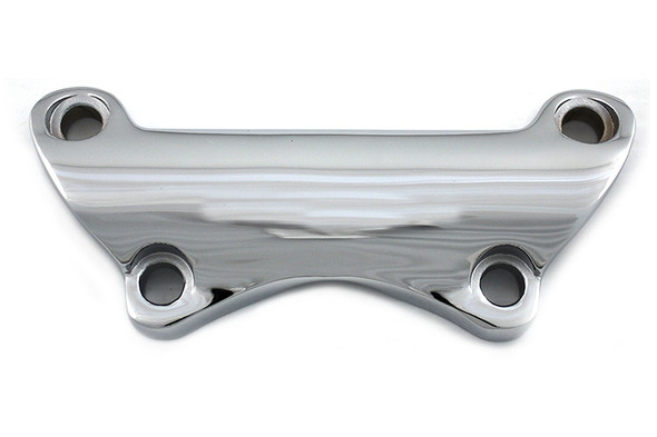 V-Twin - 24-1155 - 1 inch Handlebar Top Clamp Chrome - Fits 2008-2014 Harley-Davidson FLT, FLHR