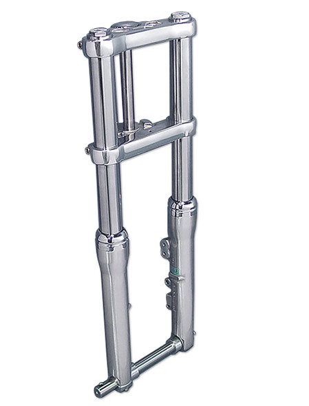 V-Twin - 24-1157 - 49mm Fork Slider Assembly with Chrome Sliders