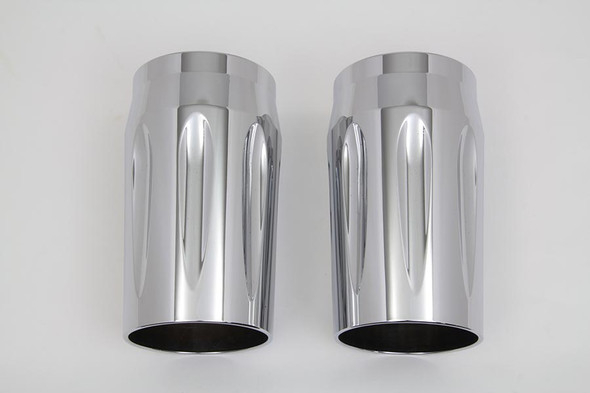 V-Twin - 24-1192 - Chrome Fork Slider Cover Set