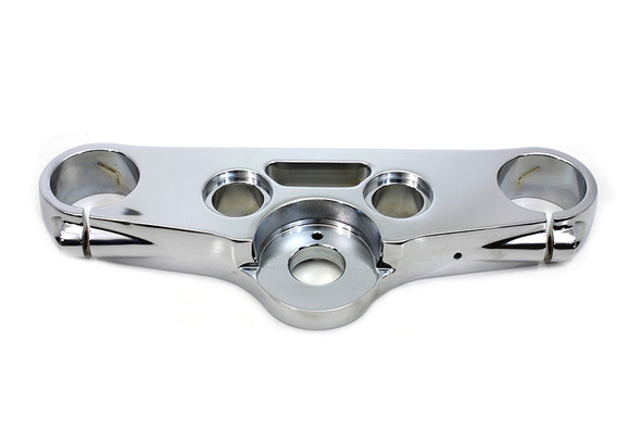 V-Twin - 24-1202 - FXDWG Top Triple Tree Chrome - Fits 2006-2007 Harley-Davidson FXDWGI