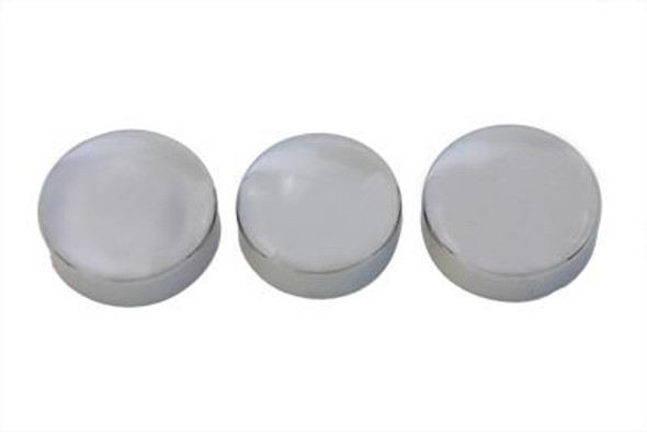 V-Twin - 24-1278 - 39mm Fork Stem Nut Cover Chrome Dome Style
