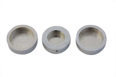 V-Twin - 24-1278 - 39mm Fork Stem Nut Cover Chrome Dome Style - Fits 1995-2005 Harley-Davidson FXD, 1987-1990 FXR, 1988-2013 XL