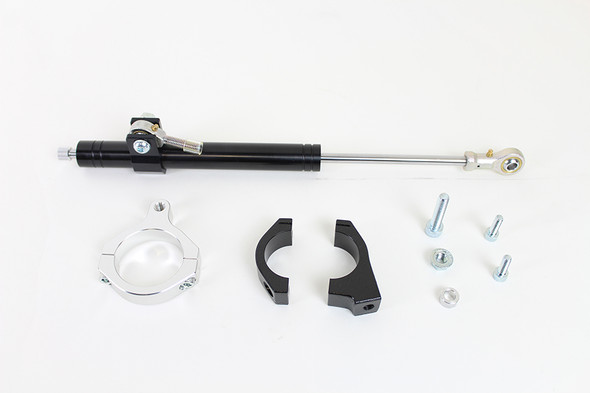 V-Twin - 24-1378 - Black Fork Steering Damper Kit