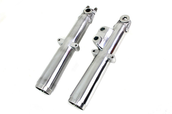 V-Twin - 24-1388 - 41mm Glide Fork Slider Set Polished