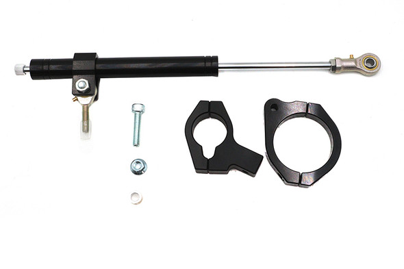 V-Twin - 24-1428 - Black Fork Steering Damper Kit