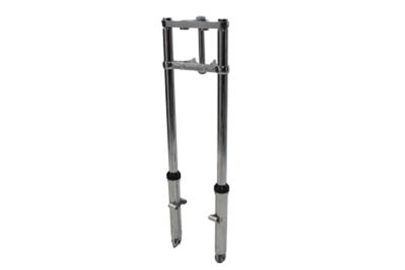 V-Twin - 24-1510 - Fork Assembly with Polished Sliders 4 inch Over Stock